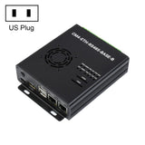 Waveshare Dual ETH Mini-Computer for Raspberry Pi CM4, Gigabit Ethernet, 4CH Isolated RS485 US Plug