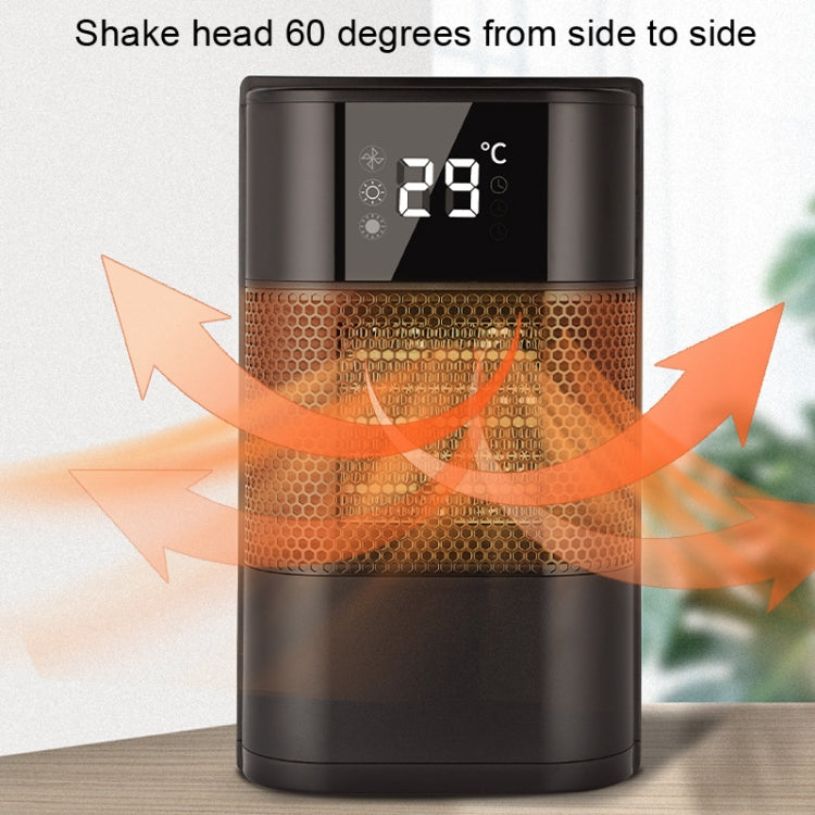 N8 Table Air Heater Indoor Quick Heat Energy Saving Electric Heater, Specification:, EU Plug