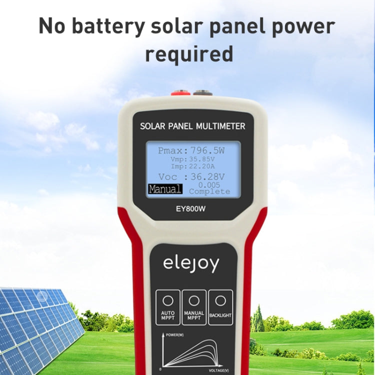800W Solar Panel Power Supply Multimeter, EY800W