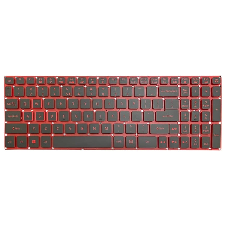 US Version Red Backlight Laptop Keyboard, For Acer Nitro 5 AN515-41, For Acer Nitro 5 AN515-43, For Acer Aspire VN7-793G