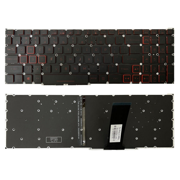 US Version Red Backlight Laptop Keyboard, For Acer Nitro 5 AN515-41, For Acer Nitro 5 AN515-43, For Acer Aspire VN7-793G For Acer Nitro 5 AN515-43