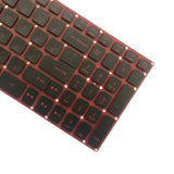 US Version Keyboard with Keyboard Backlight for Acer Nitro 5 AN515-51 N17c1 AN515-52 AN515-53, For Acer Nitro 5 AN515-51(with Backlight)