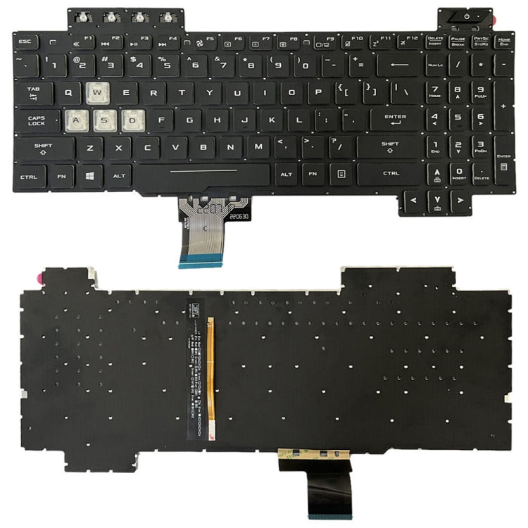 US Version Backlight Laptop Keyboard, For Asus Gaming FX505D FX505DY FX505DD For Asus Gaming FX505D FX505DY FX505DD