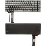 US Keyboard with Backlight for Asus GL551 GL551J GL551JK GL551JM GL551JW GL551JX G552 G552V G552VW G552VX FZ50JX GL752VW GL742VW, For Asus GL551 Silver (US), For Asus GL551 (US) For Asus GL551 Silver (US) Silver