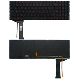 US Keyboard with Backlight for Asus GL551 GL551J GL551JK GL551JM GL551JW GL551JX G552 G552V G552VW G552VX FZ50JX GL752VW GL742VW, For Asus GL551 Silver (US), For Asus GL551 (US) For Asus GL551 (US) Black