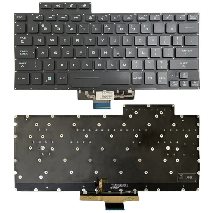 US Version Backlight Laptop Keyboard, For ASUS ROG G14 Zephyrus GA401 GA401I For ASUS ROG G14 Zephyrus GA401 GA401I
