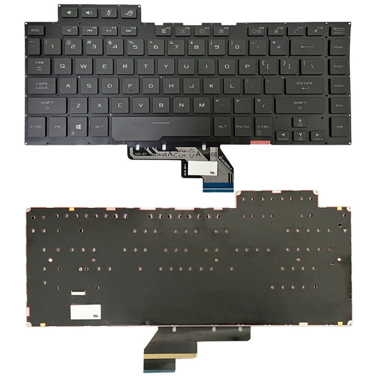 US Version Backlight Laptop Keyboard, For Asus ROG GU502G GU502GV GU502GU For Asus ROG GU502G GU502GV GU502GU Colorful Light