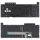 US Version Backlight Laptop Keyboard, For Asus TUF Gaming F15 FX506 FA506 For Asus TUF Gaming F15 FX506 FA506