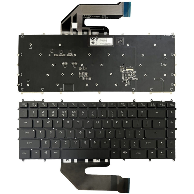 US Version Backlight Laptop Keyboard, For Dell Alienware x15 R2 / R1 For Dell Alienware x15 R2 R1