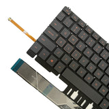 US Version Orange Backlight Laptop Keyboard, For Dell Inspiron G15 5510 5511 5515 5520