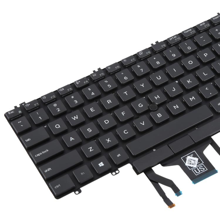 US Version Backlit Laptop Keyboard with Pointing for Dell Latitude 5500 5501 5511 5510 3500 3501 0MMH7V, For Dell Latitude 5500 5501