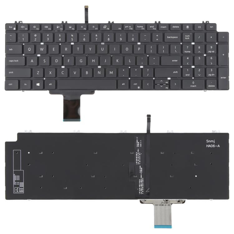 US Version Laptop Keyboard for Dell Precision 7550 7750 7560 7760, For Dell Precision 7550 7750 7560 7760 For Dell Precision 7550 7750 7560 7760
