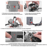 For DJI AIR 3S/AIR 3 BRDRC Drone Airdrop Accessories, For DJI AIR 3S/AIR 3