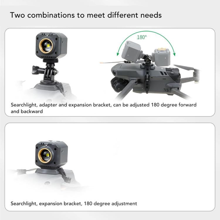 YX Drone Night Flight Searchlight for DJI Air 3S / Air 3 / Air 2 / Air 2S / Mavic 2 / Mavic 3 / Mavic Pro, for DJI Air 3S / Air 3