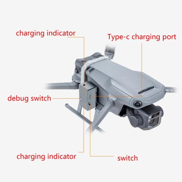 For DJI Mavic 3 Drone YX Airdrop System Rechargeable Thrower Load 500g, For DJI Mavic 3
