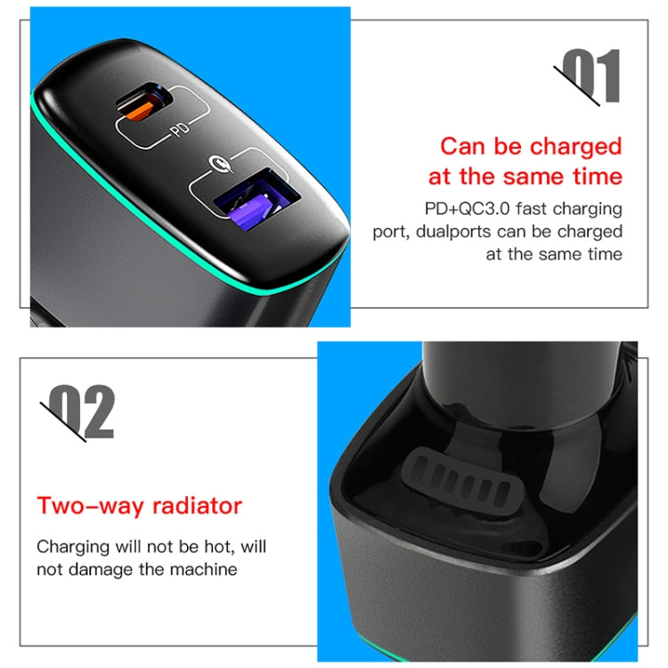 For DJI Mavic 3/Mini 2 RCSTQ 100W 2 In 1 Car Charger, For DJI Mavic 3/Mini 2