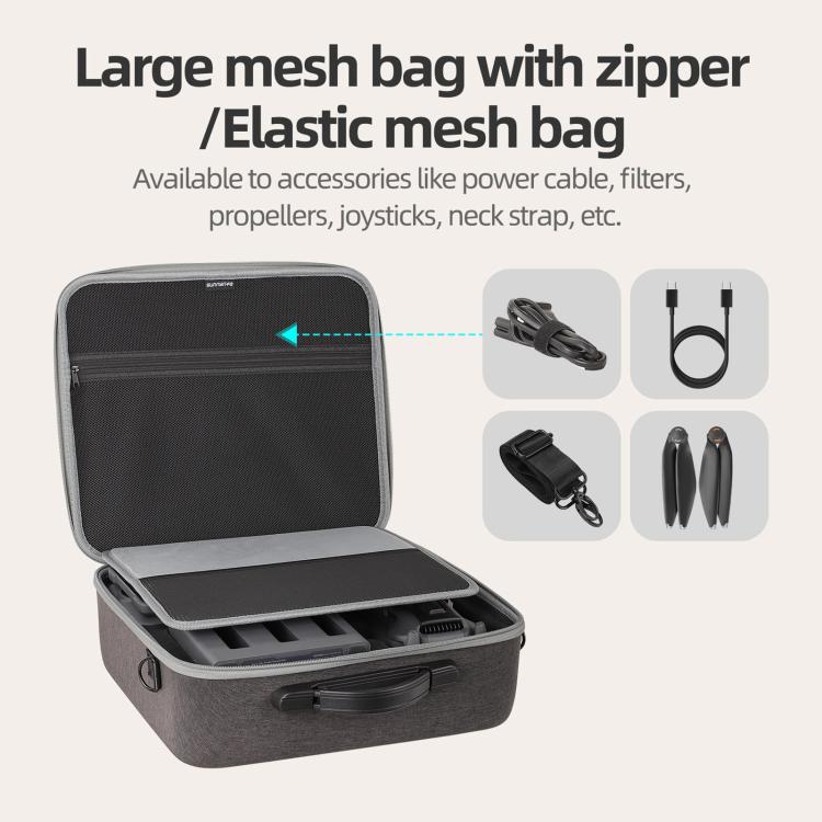 For DJI Mavic 4 Pro Sunnylife Drone Kit Carrying Case Storage Bag, For DJI Mavic 4 Pro Kit
