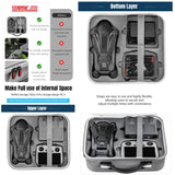For DJI Mavic 4 Pro / RC Pro 2 STARTRC Shoulder PU Storage Bag Handbag, For DJI Mavic 4 Pro / RC 2