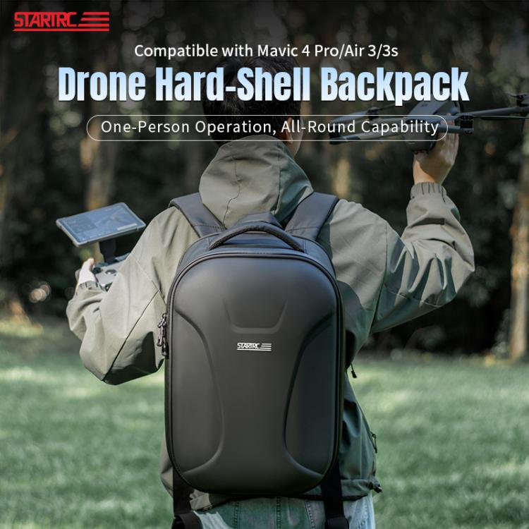 STARTRC Hard Shell Waterproof Shoulders Bag Backpack for DJI Mavic Series / Air Series, For DJI Mavic Series / Air Series