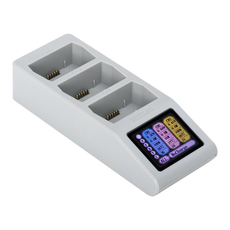 For DJI Mini 5 Pro / Mini 4 / Mini 3 Charging Butler Tri-Battery Charger Hub with Display Screen, For DJI Mini 5 Pro