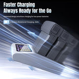 For DJI Mini 5 Pro / Mini 4 / Mini 3 Charging Butler Tri-Battery Charger Hub with Display Screen, For DJI Mini 5 Pro