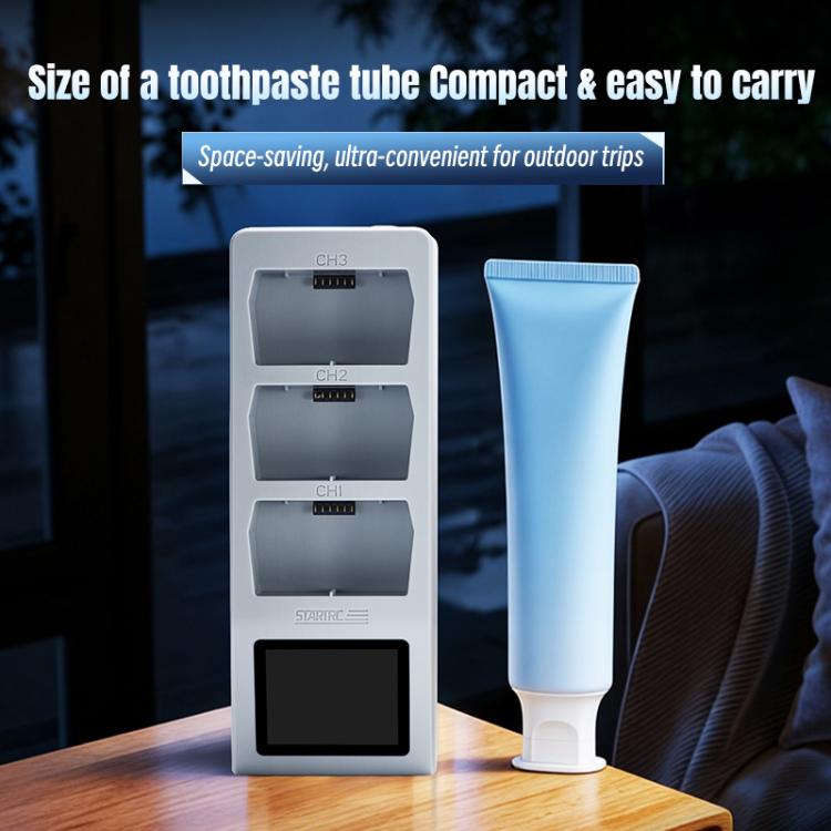 For DJI Mini 5 Pro / Mini 4 / Mini 3 Charging Butler Tri-Battery Charger Hub with Display Screen, For DJI Mini 5 Pro