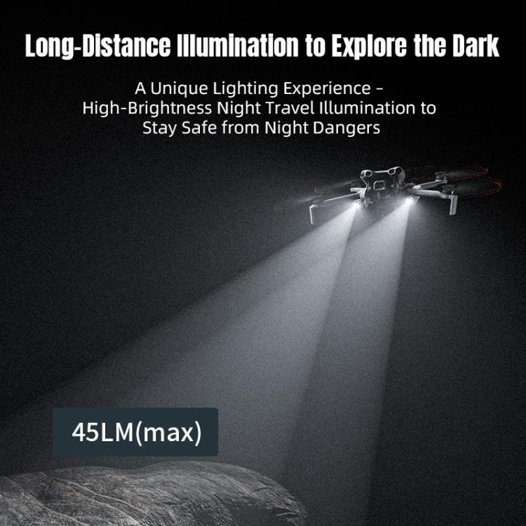 For DJI Mini 5 Pro STARTRC Night Navigation Searchlight LED Flashlight Rechargeable Refill Lighting Signal Light, For DJI Mini 5 Pro