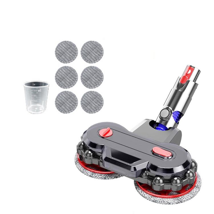 Vacuum Cleaner Electric Mop Head with Detachable Water Tank and 6 Mop Pads, For Dyson V7 / V8 / V10 / V11 / V15 / G5, For Dyson V6 / DC62, For Dyson V10 Slim / V12 For Dyson V10 Slim V12