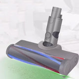 Vacuum Cleaner Floor Brush Head with Green LED Light, For Dyson V7 / V8 / V10 / V11, For Dyson V6, For Dyson V10 Slim / V12 Slim For Dyson V6