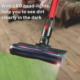 Vacuum Cleaner Floor Brush Head with Green LED Light, For Dyson V7 / V8 / V10 / V11, For Dyson V6, For Dyson V10 Slim / V12 Slim