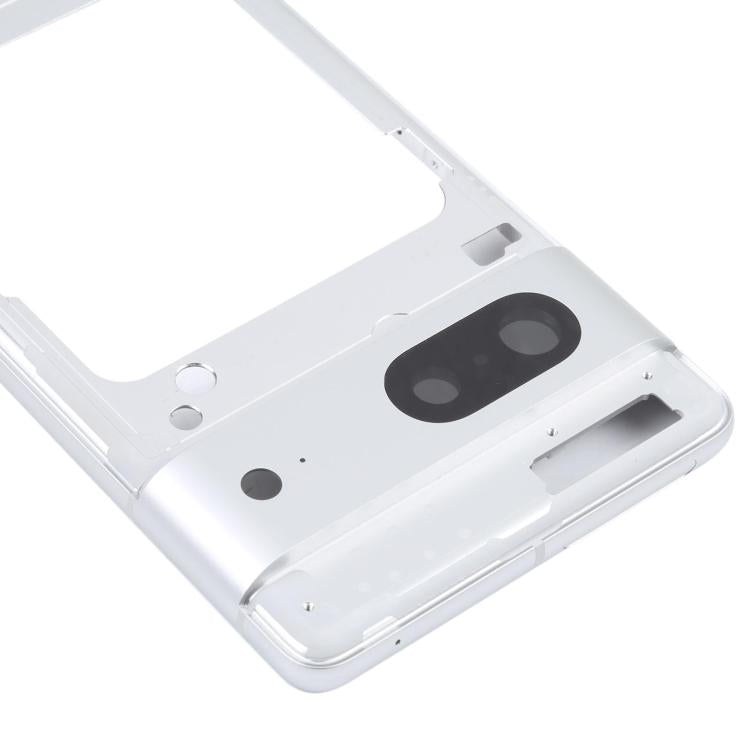 For Google Pixel 7 Front Housing LCD Frame Bezel Plate, For Google Pixel 7 (Silver), For Google Pixel 7