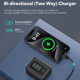 SYMIK Battery Charger For GoPro HERO13 Black Charging Hub Portable Power Manager With 1.47-Inch LCD Screen, For GoPro HERO13