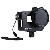 PULUZ Housing Shell CNC Aluminum Alloy Protective Cage with Insurance Frame & 52mm UV Lens for GoPro HERO(2018) /7 Black /6 /5, For HERO6 /5 Pull Frame, For HERO5 Pull Frame