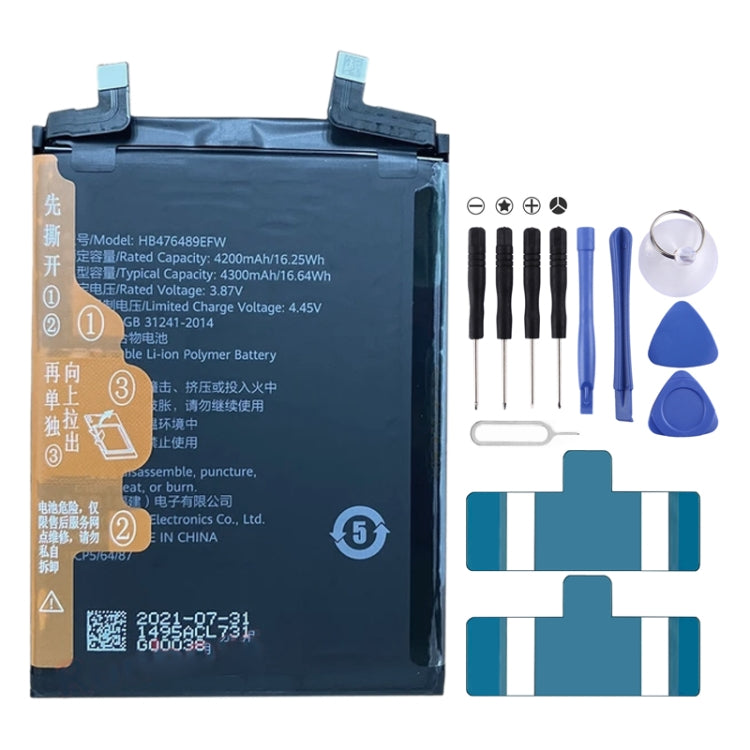 4200mAh Battery Replacement For Honor 50 / 60 SE / Nova 9 / NAM-AL00 NTH-AL00 GIA-AN00 HB476489EFW, For Honor 50 / 60 SE / Huawei Nova 9 For Honor 50 60 SE Huawei Nova 9