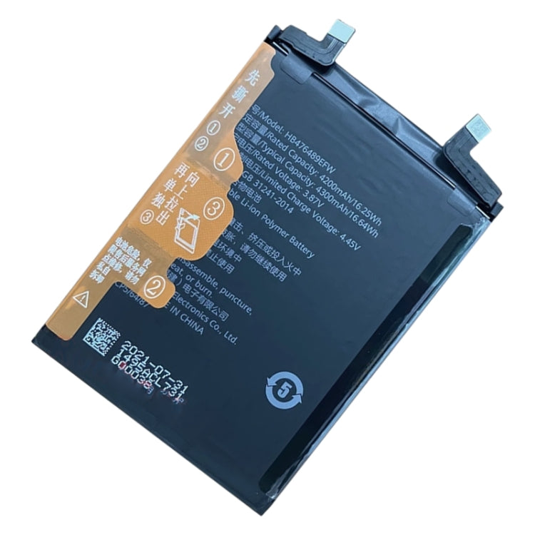 4200mAh Battery Replacement For Honor 50 / 60 SE / Nova 9 / NAM-AL00 NTH-AL00 GIA-AN00 HB476489EFW, For Honor 50 / 60 SE / Huawei Nova 9