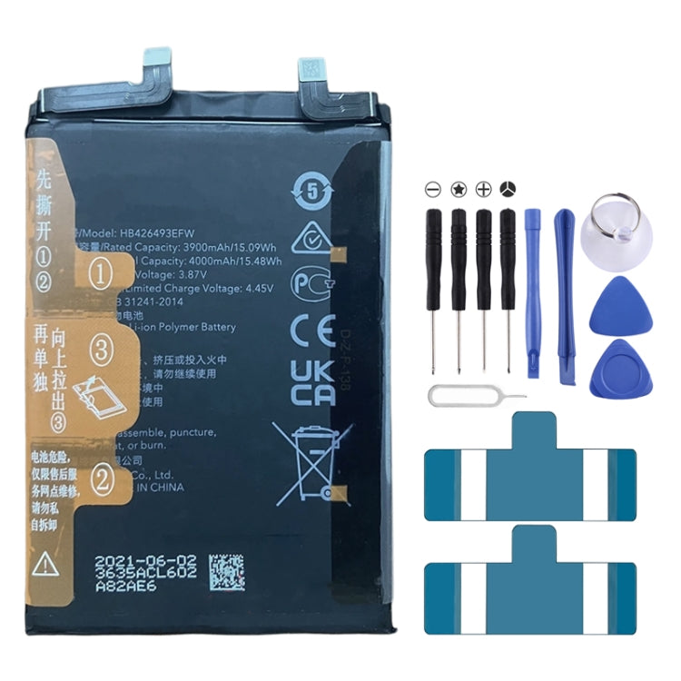4000mAh Battery Replacement For Honor 50 se JLH-AN00 / Huawei Nova 9 SE FIO-BD00 / Nova 10 NCO-AL00 HB426493EFW, For Honor 50 se / Huawei Nova 9 SE / Nova 10 For Honor 50 se Huawei Nova 9 SE Nova 10