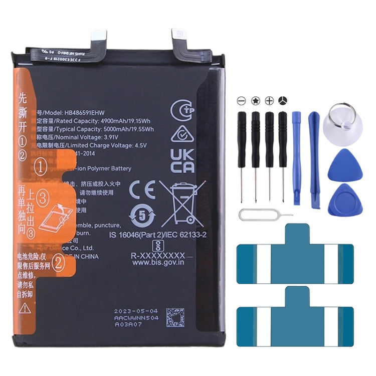 5000mAh Battery Replacement For Honor 90 REA-AN00 / 90 Pro REP-AN00 HB486591EHW, For Honor 90 / 90 Pro For Honor 90 90 Pro