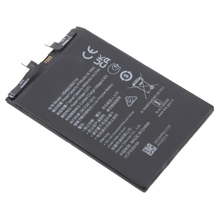 4800mAh Battery Replacement For Honor X30 ANY-AN00 / Magic 4 Lite 5G HB466596EFW, For Honor X30