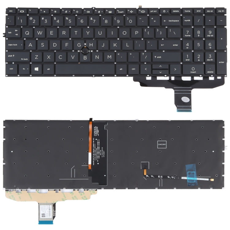 US Version Keyboard with Backlight and Pointing For HP ELITEBOOK 850 G7 G8 845 G7 G8 855 G7 G8 L89916-001 L89918 HPM19G1, For HP ELITEBOOK 850 G7(US Version) For HP ELITEBOOK 850 G7(US Version)