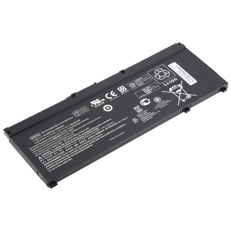 11.55V 52.5Wh 4550mAh Li-ion Battery For HP OMEN 15-CE 17-CB0052TX Pavilion Gaming 15-CX0096TX CX0006NT HSTNN-DB8Q L08934-2B1 L08855-855 SR03XL, For HP OMEN 15-CE