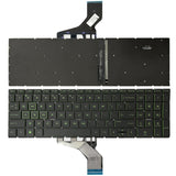 US Version Laptop Backlight Keyboard, For HP Pavilion Gaming 15-DK For HP Pavilion Gaming 15-DK Green