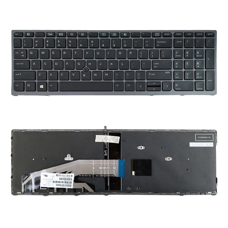 US Version Keyboard with Backlight for HP Zbook 15 17 G3 848311-001, For HP Zbook 15(with Backlight) For HP Zbook 15(with Backlight)
