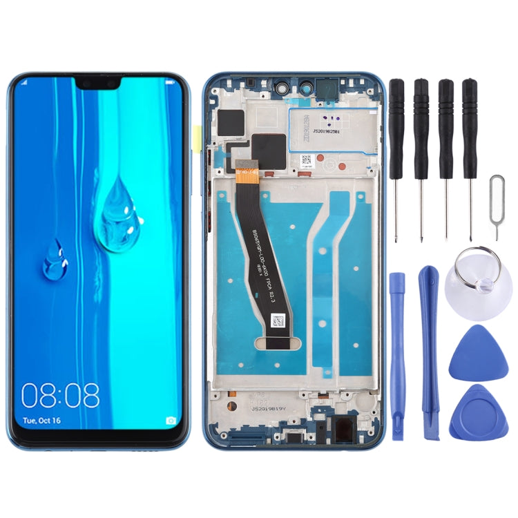 LCD Screen and Digitizer Full Assembly with Frame for Huawei Enjoy 9 Plus, For Huawei Enjoy 9 Plus For Huawei Enjoy 9 Plus Blue