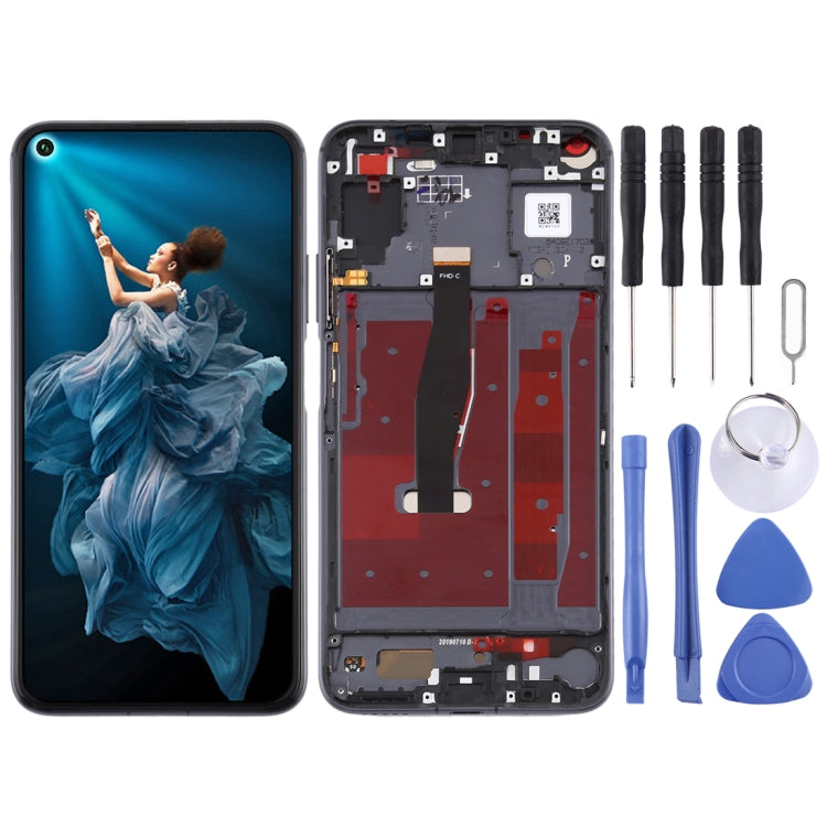 LCD Screen and Digitizer Full Assembly with Frame for Huawei Honor 20, For Huawei Honor 20 For Huawei Honor 20