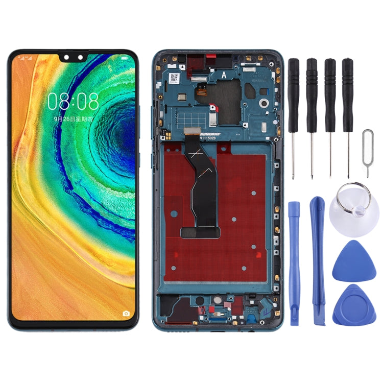 LCD Screen and Digitizer Full Assembly with Frame for Huawei Mate 30, For Huawei Mate 30, For Huawei Mate 30(Orange), For Huawei Mate 30(Green) For Huawei Mate 30(Green) Green