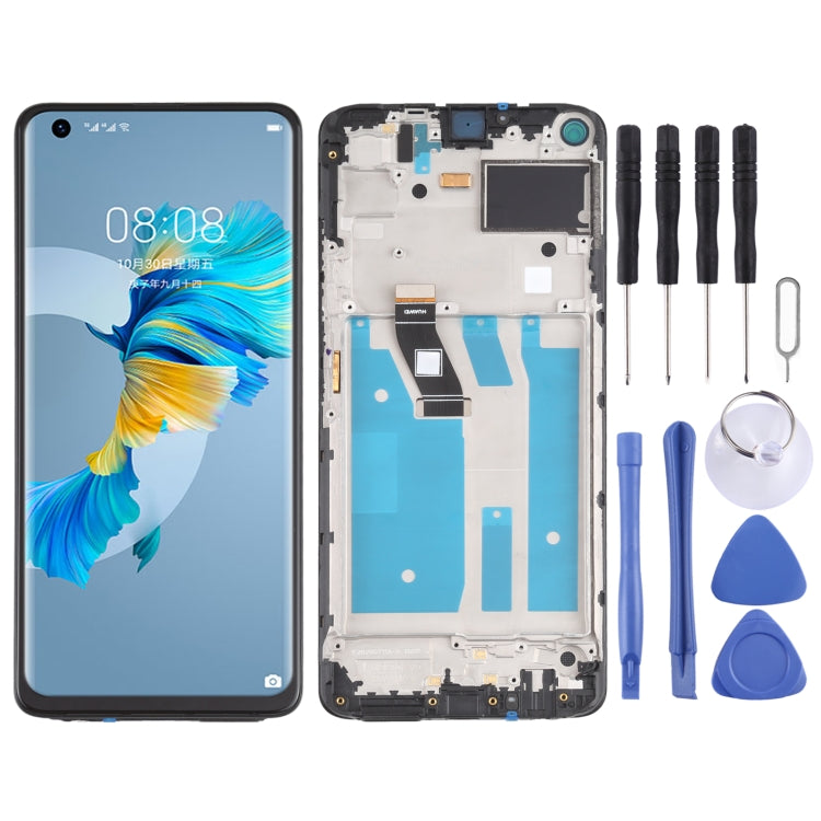 LCD Screen and Digitizer Full Assembly with Frame for Huawei Mate 40 Lite, For Huawei Mate 40 Lite For Huawei Mate 40 Lite