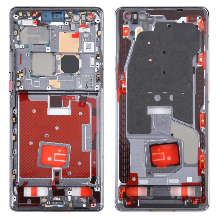 For Huawei Mate 40 Pro Front Housing LCD Frame Bezel Plate, For Huawei Mate 40 Pro (Original) For Huawei Mate 40 Pro (Original) Black