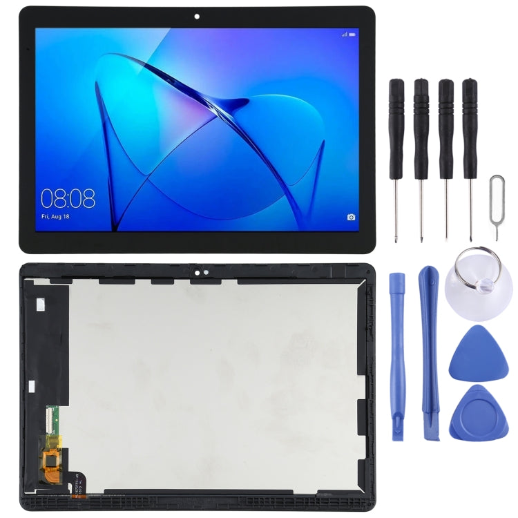 LCD Screen and Digitizer Full Assembly with Frame for Huawei MediaPad T3 10 AGS-L09/AGS-L03/AGS-W09, For Huawei MediaPad T3 10 For Huawei MediaPad T3 10