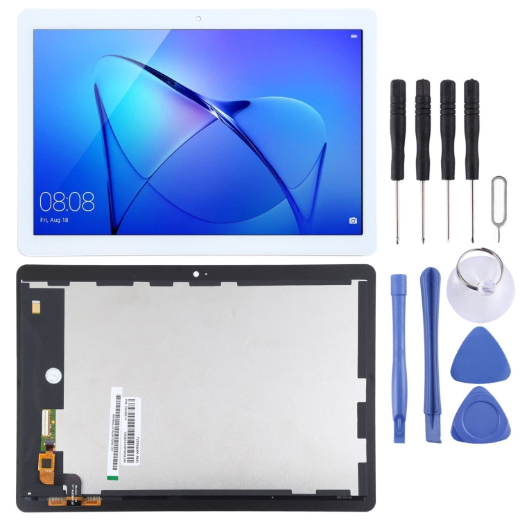 LCD Screen and Digitizer Full Assembly for Huawei MediaPad T3 10 / AGS-L03 / AGS-L09 / AGS-W09, For Huawei MediaPad T3 10 For Huawei MediaPad T3 10 White