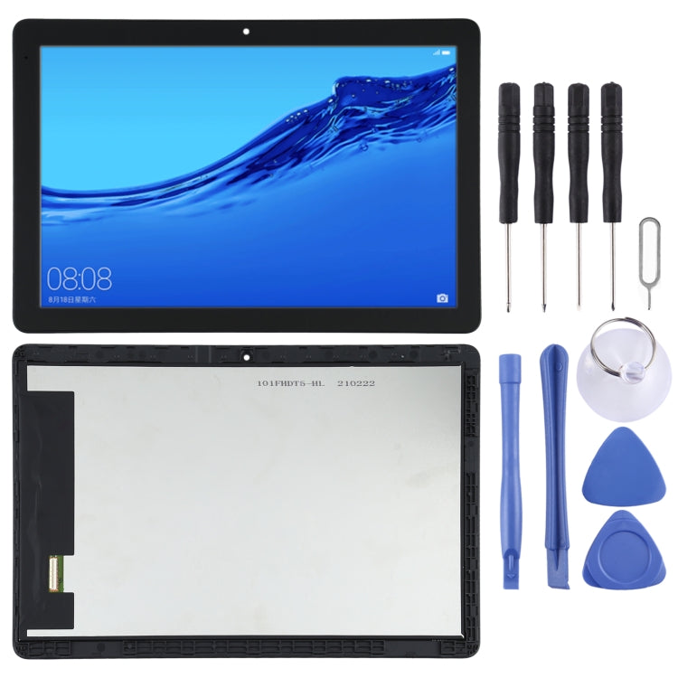 LCD Screen and Digitizer Full Assembly with Frame for Huawei MediaPad T5 AGS2-W09/AGS-W19, For Huawei MediaPad T5 For Huawei MediaPad T5